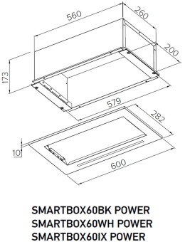 Детальное фото товара: MEFERI SMARTBOX60BK POWER