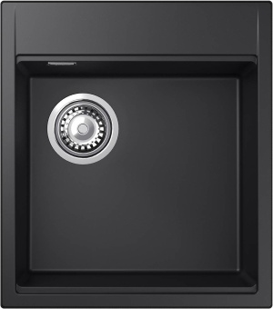 Детальное фото товара: Rivelato TESORO TR-455-L nero, мойка, гранит, черный