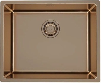 Детальное фото товара: ALVEUS KOMBINO 50 MONARCH COPPER SAT-90, мойка, нержавеющая сталь, медь