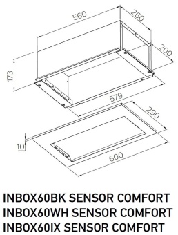 Детальное фото товара: MEFERI INBOX60IX SENSOR COMFORT