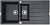 Фото товара: ALVEUS GRANITAL CADIT 80 G91 CARBON, мойка, гранит, карбон (в комплекте с сифоном 1132822)