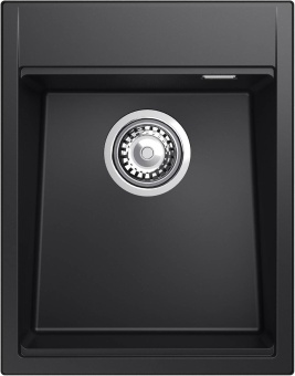 Детальное фото товара: Rivelato TESORO TR-405 nero, мойка, гранит, черный