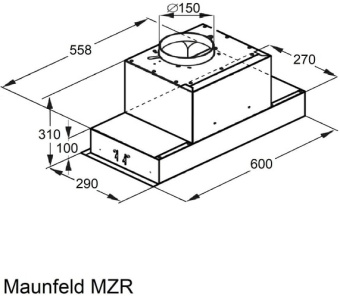 Детальное фото товара: Maunfeld MZR 60 White