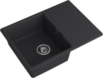 Детальное фото товара: GranFest URBAN 668L мойка, мрамор, черный
