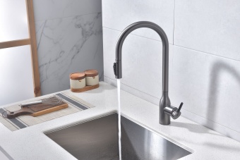 Детальное фото товара: Paulmark Universal, смеситель, вороненая сталь