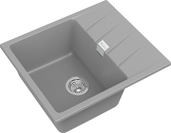 Детальное фото товара: Rivelato RAUM RM-58 grigio metallizzato, мойка, гранит, серый металлик