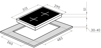Детальное фото товара: Maunfeld EGHG.32.1CB/G