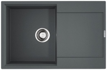 Детальное фото товара: Omoikiri Daisen 78T-GR, мойка, гранит, leningrad grey