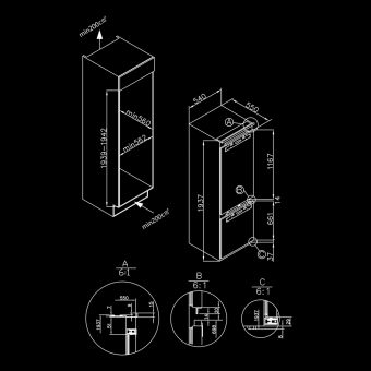 Детальное фото товара: HIBERG i-RFCB 455F NFW
