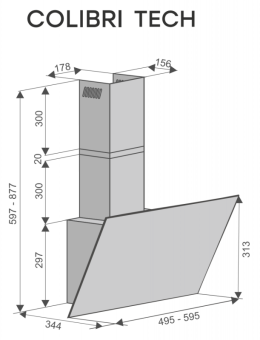 Детальное фото товара: Konigin Colibri Tech Black 60