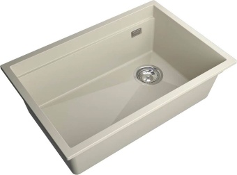 Детальное фото товара: Rivelato LINO LN-654-R beige scuro, мойка, гранит, тёмно-бежевый
