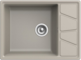 Детальное фото товара: GranFest VERTEX GF-V-680L, мойка, мрамор, топаз
