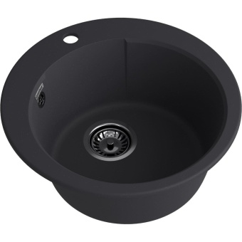 Детальное фото товара: GranFest URBAN GF-UR-649, мойка, гранит, черный