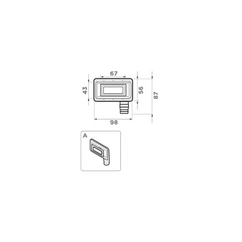Детальное фото товара: Omoikiri OV-02-AB022 Универсальный перелив для моек