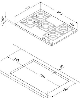 Детальное фото товара: Korting HGG 7835 CTN
