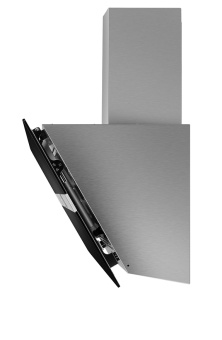 Детальное фото товара: Maunfeld MERSEY 60 нержавеющая сталь/черное стекло