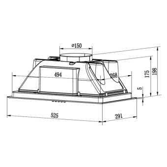 Детальное фото товара: Krona Ameli light 600 inox PB