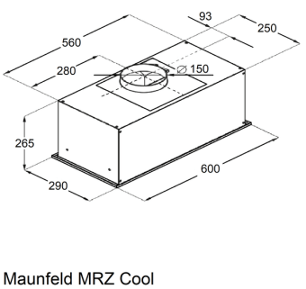 Детальное фото товара: Maunfeld MZR Cool 60 Вlack