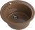 Детальное фото товара: GranFest RONDO GF-R-520, мойка, мрамор, терракот