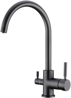 Детальное фото товара: Emar ECB-3007 PVD Dark, смеситель, вороненая сталь