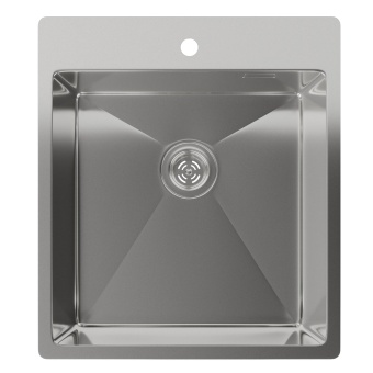 Детальное фото товара: Rivelato RINOX 4450 INOX, мойка, нержавеющая сталь