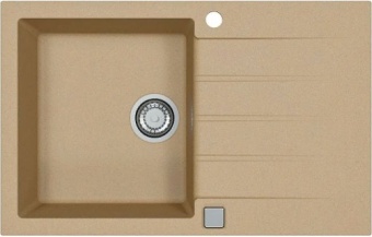 Детальное фото товара: ALVEUS GRANITAL CADIT 20 BEIGE - G55, мойка, гранит, бежевый (в комплекте с сифоном 1132823)