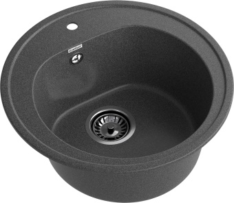 Детальное фото товара: GranFest RONDO GF-R-510, мойка, мрамор, графит