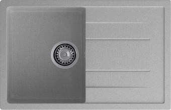 Детальное фото товара: GranFest QUADRO GF-Q-780 L, мойка, мрамор, серый
