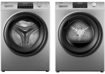 Детальное фото товара: Haier стирка HW90-BP14959S + сушка HD90-A2959S + соед.эл CKS-1