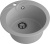 Детальное фото товара: GranFest RONDO GF-R-480, мойка, мрамор, серый