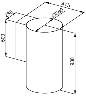 Детальное фото товара: Maunfeld LEE WALL (sensor) 39 BLACK