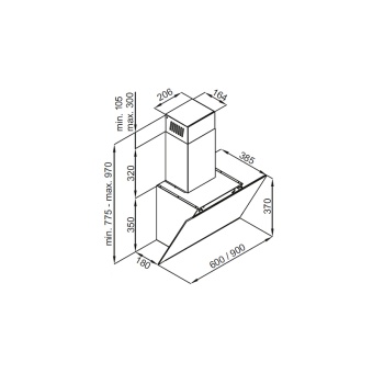 Детальное фото товара: Maunfeld AURORA 90 Black matted
