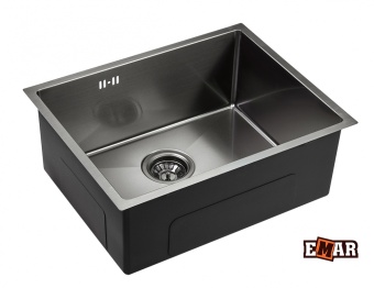 Детальное фото товара: Emar EMB-123 PVD Nano Satine, мойка, нержавеющая сталь сатин