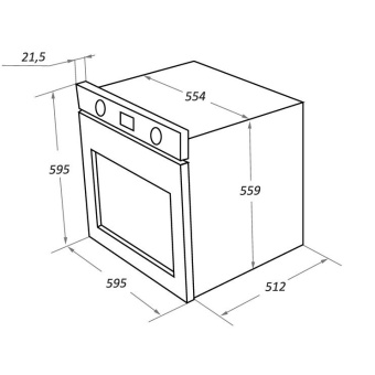 Детальное фото товара: Maunfeld EOEFG.566RIB.RT