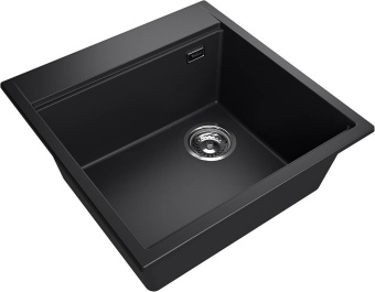 Детальное фото товара: Rivelato TESORO TR-505-R nero, мойка, гранит, черный