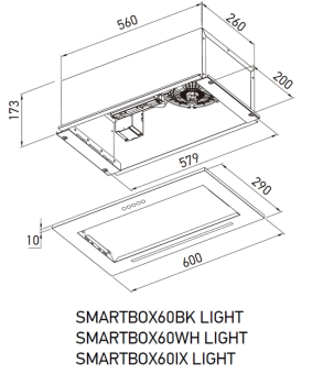 Детальное фото товара: MEFERI SMARTBOX60WH LIGHT