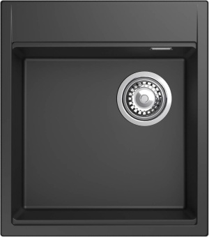 Детальное фото товара: Rivelato TESORO TR-455-R nero, мойка, гранит, черный