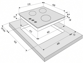 Детальное фото товара: Krona CORNIOLA 45 BL