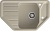 Фото товара: GranFest CORNER GF-C-800 E, мойка, мрамор, топаз