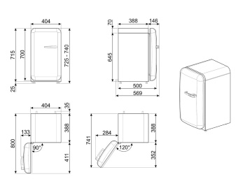 Детальное фото товара: Smeg FAB5LSV6
