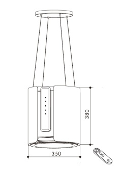 Детальное фото товара: Krona VANDA ISOLA 350 WHITE S