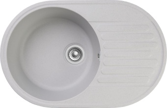 Детальное фото товара: GranFest QUARZ GF-Z18, мойка, гранит, серый
