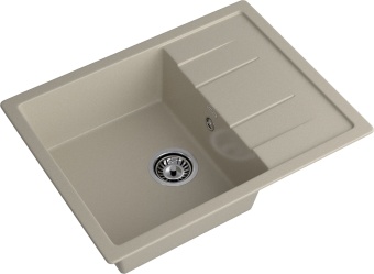 Детальное фото товара: GranFest QUADRO GF-Q-650 L, мойка, мрамор, топаз