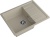 Детальное фото товара: GranFest QUADRO GF-Q-650 L, мойка, мрамор, топаз
