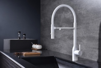 Детальное фото товара: Paulmark Magneto One, смеситель, белый