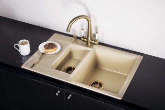 Детальное фото товара: Omoikiri Daisen 78-2 BL, мойка, гранит, черный