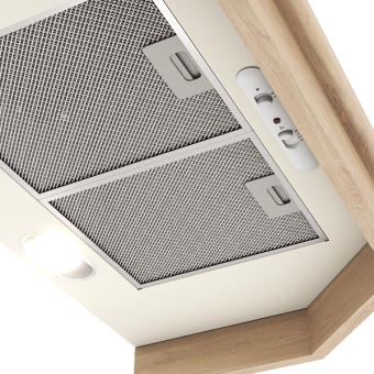 Детальное фото товара: Elikor Камин Грань 90П-650-П3Л бежевый/дуб неокрашенный