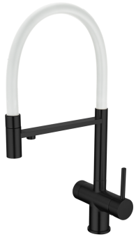 Детальное фото товара: Emar EC-7024WHT Black, смеситель, черный
