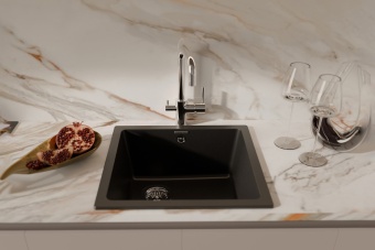 Детальное фото товара: Rivelato BERKANA BK-45 topazio, мойка, гранит, топаз