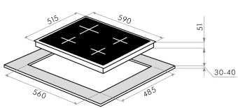 Детальное фото товара: Maunfeld EEHS.64.5ES/KG